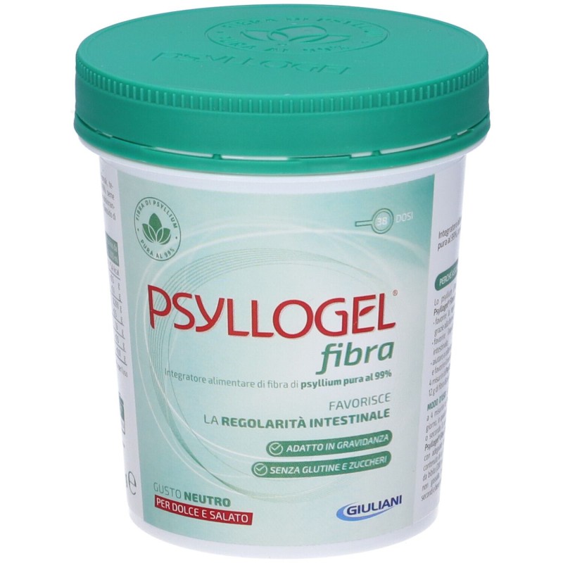 Foto esplicativa di Psyllogel Fibra Integratore Regolarità Intestinale Gusto Neutro Barattolo 170g