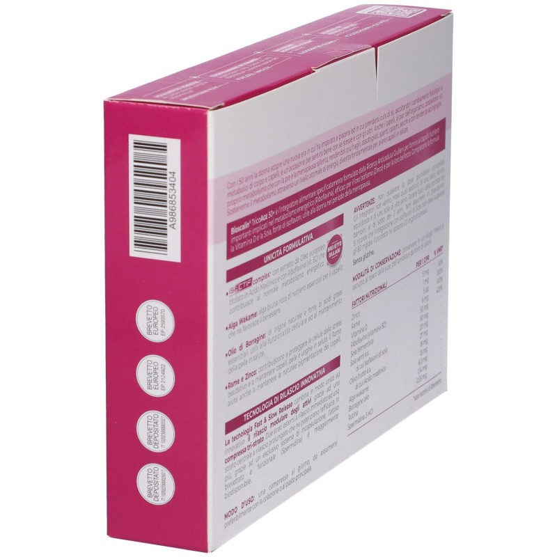 Foto esplicativa di Bioscalin TricoAge 50+ Integratore Anticaduta Capelli Confezione Tripla 90 Compresse Foto esplicativa di Bioscalin TricoAge 50+ Integratore Anticaduta Capelli Confezione Tripla 90 Compresse