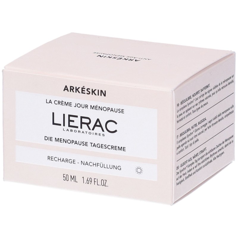 Foto illustrativa del packaging di Lierac Ricarica Arkeskin Crema Giorno Meno Pausa 50ml Foto illustrativa del packaging di Lierac Ricarica Arkeskin Crema Giorno Meno Pausa 50ml