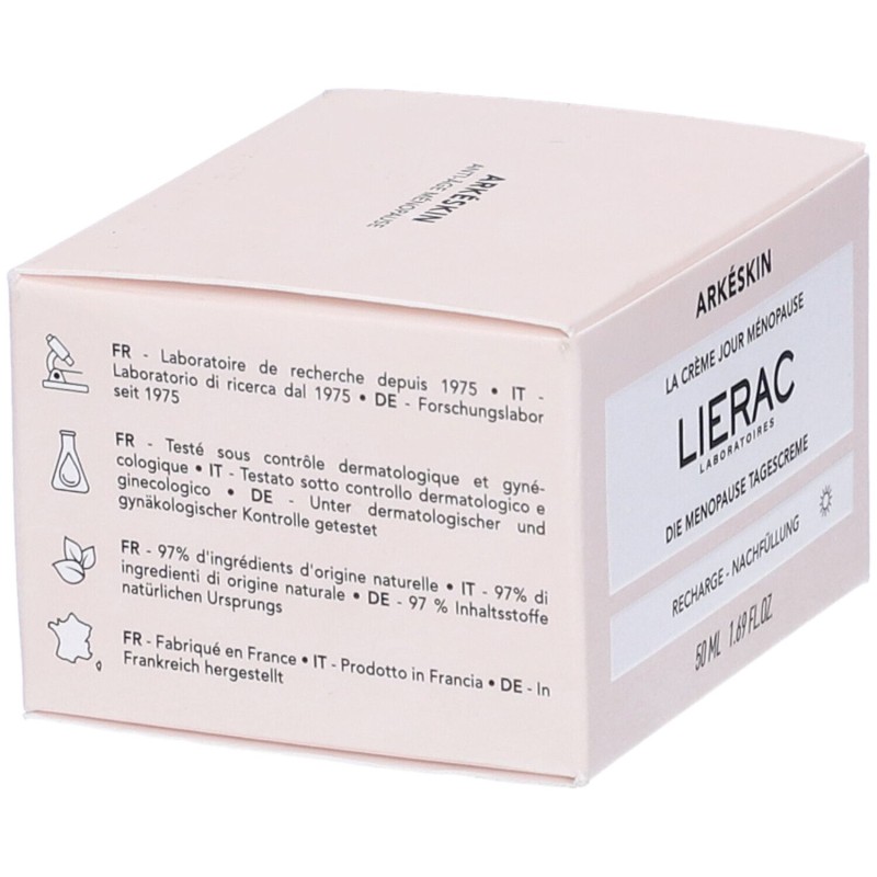 Immagine reale di Lierac Ricarica Arkeskin Crema Giorno Meno Pausa 50ml Immagine reale di Lierac Ricarica Arkeskin Crema Giorno Meno Pausa 50ml