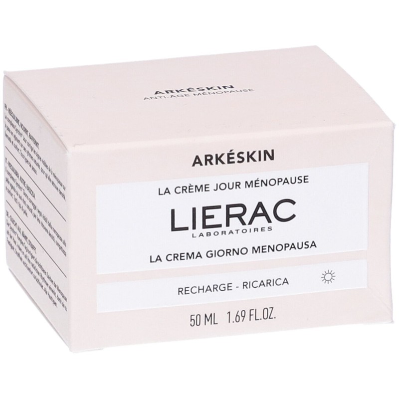 Primo piano di Lierac Ricarica Arkeskin Crema Giorno Meno Pausa 50ml Primo piano di Lierac Ricarica Arkeskin Crema Giorno Meno Pausa 50ml