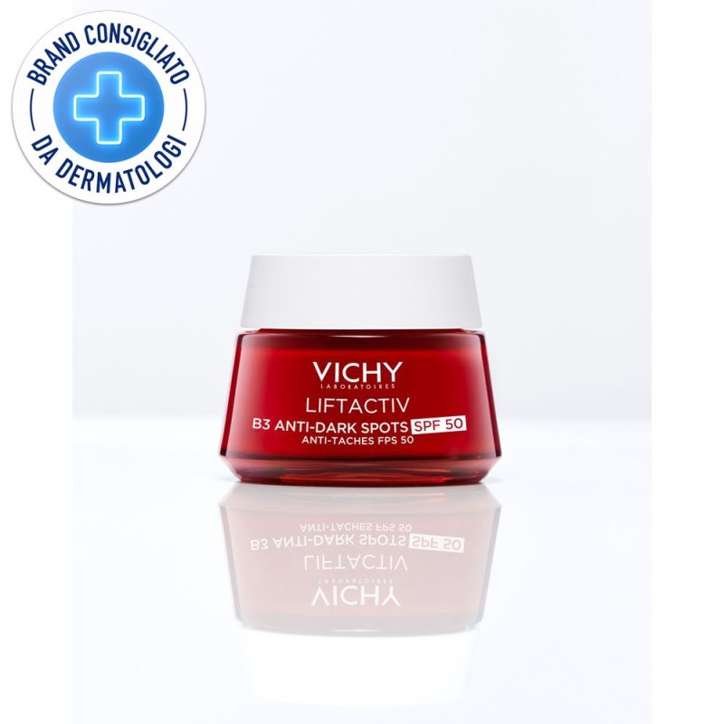 Confezione sigillata di Vichy Liftactiv B3 Anti Dark Spots Crema Antimacchie SPF50 50ml
