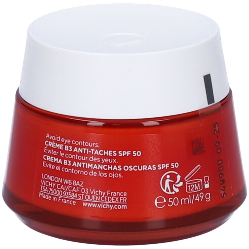 Scatola originale del prodotto Vichy Liftactiv B3 Anti Dark Spots Crema Antimacchie SPF50 50ml