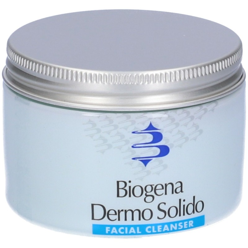 Dettaglio del packaging di Biogena Dermo Solido Detergente per Viso 140ml Dettaglio del packaging di Biogena Dermo Solido Detergente per Viso 140ml