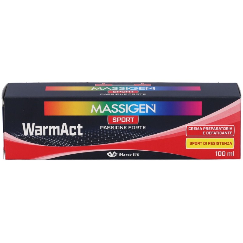 Immagine reale di Marco Viti Massigen Sport Warm Act Crema Preparazione Muscoli 100ml Immagine reale di Marco Viti Massigen Sport Warm Act Crema Preparazione Muscoli 100ml