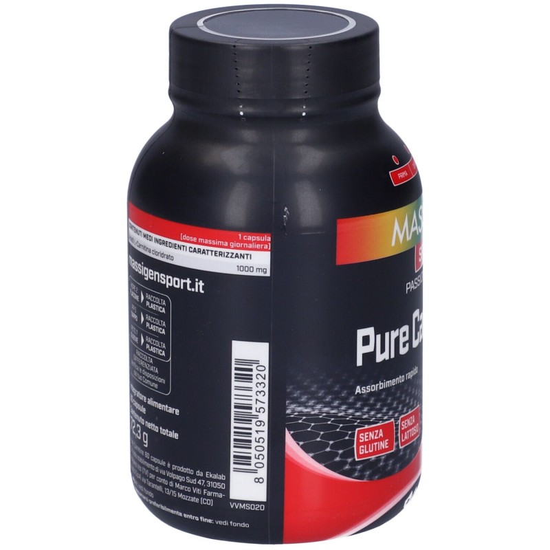 Confezione sigillata di Marco Viti Massigen Sport Pure Carnitina Integratore per Sportivi 60 Capsule Confezione sigillata di Marco Viti Massigen Sport Pure Carnitina Integratore per Sportivi 60 Capsule