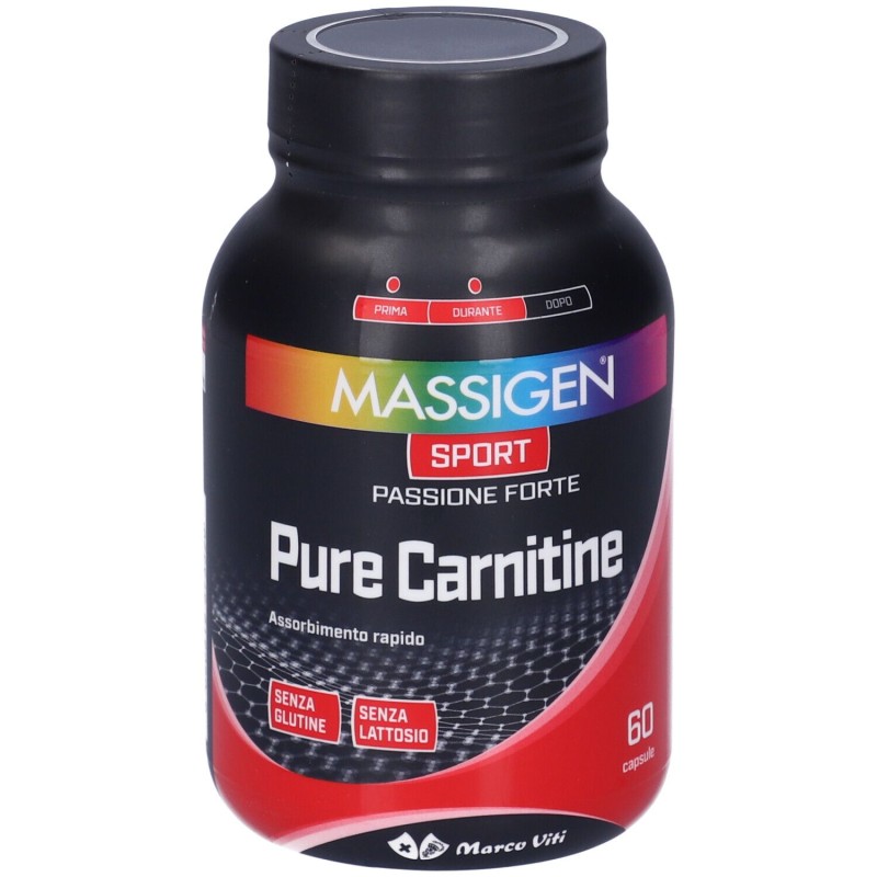 Aspetto del prodotto Marco Viti Massigen Sport Pure Carnitina Integratore per Sportivi 60 Capsule Aspetto del prodotto Marco Viti Massigen Sport Pure Carnitina Integratore per Sportivi 60 Capsule