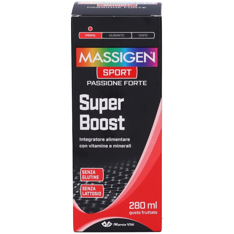 Packaging del prodotto Marco Viti Massigen Sport Super Boost Integratore Multivitaminico 250ml Packaging del prodotto Marco Viti Massigen Sport Super Boost Integratore Multivitaminico 250ml