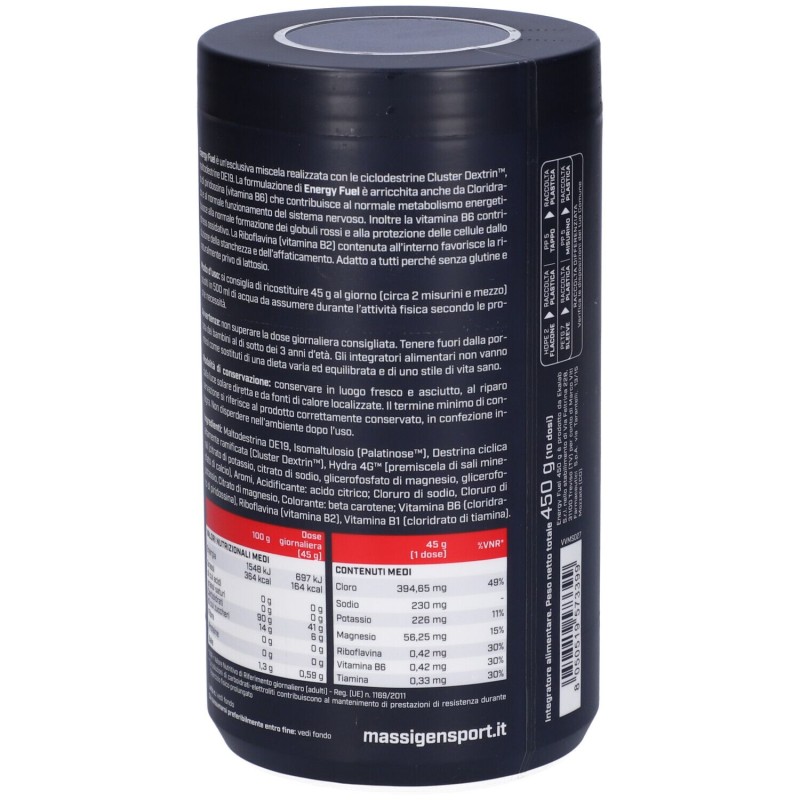 Packaging integro del prodotto Marco Viti Massigen Sport Energy Fuel Integratore Ricostituente 500g Packaging integro del prodotto Marco Viti Massigen Sport Energy Fuel Integratore Ricostituente 500g