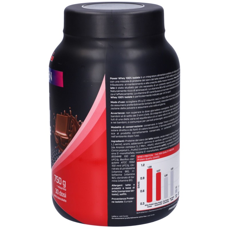 Visualizzazione chiara di Marco Viti Massigen Sport Power Whey Isolate Integratore di Proteine Gusto Cioccolato 750g Visualizzazione chiara di Marco Viti Massigen Sport Power Whey Isolate Integratore di Proteine Gusto Cioccolato 750g