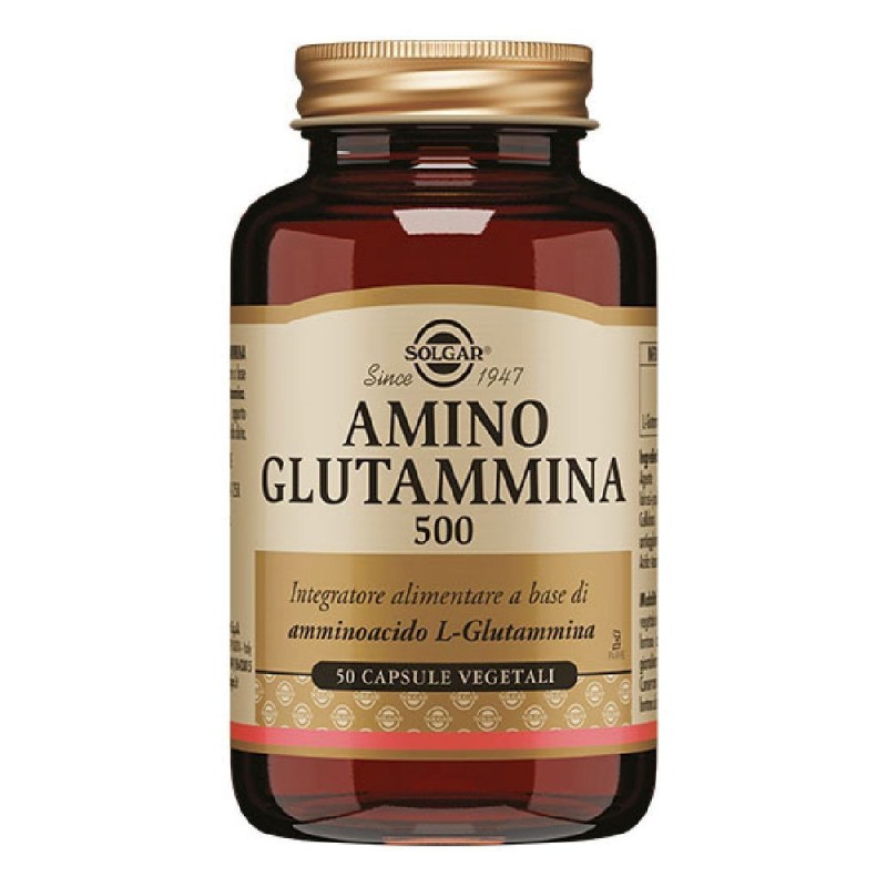 Packaging integro del prodotto AMINO GLUTAMMINA 500 50 CAPSULE VEGETALI