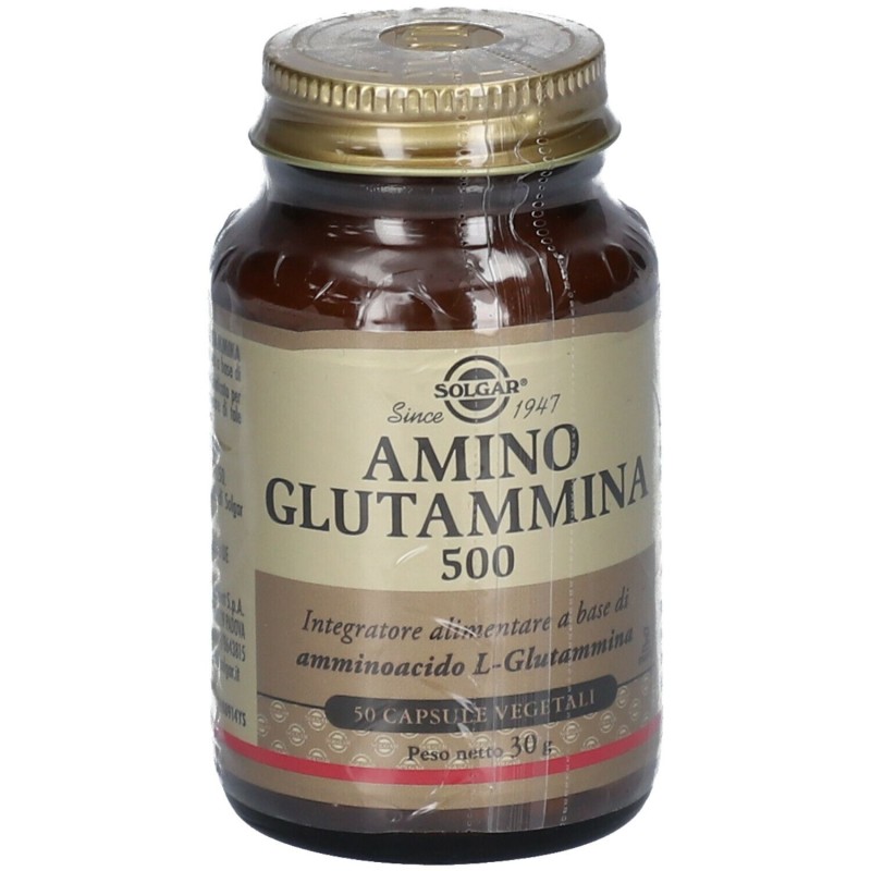 Immagine reale di AMINO GLUTAMMINA 500 50 CAPSULE VEGETALI
