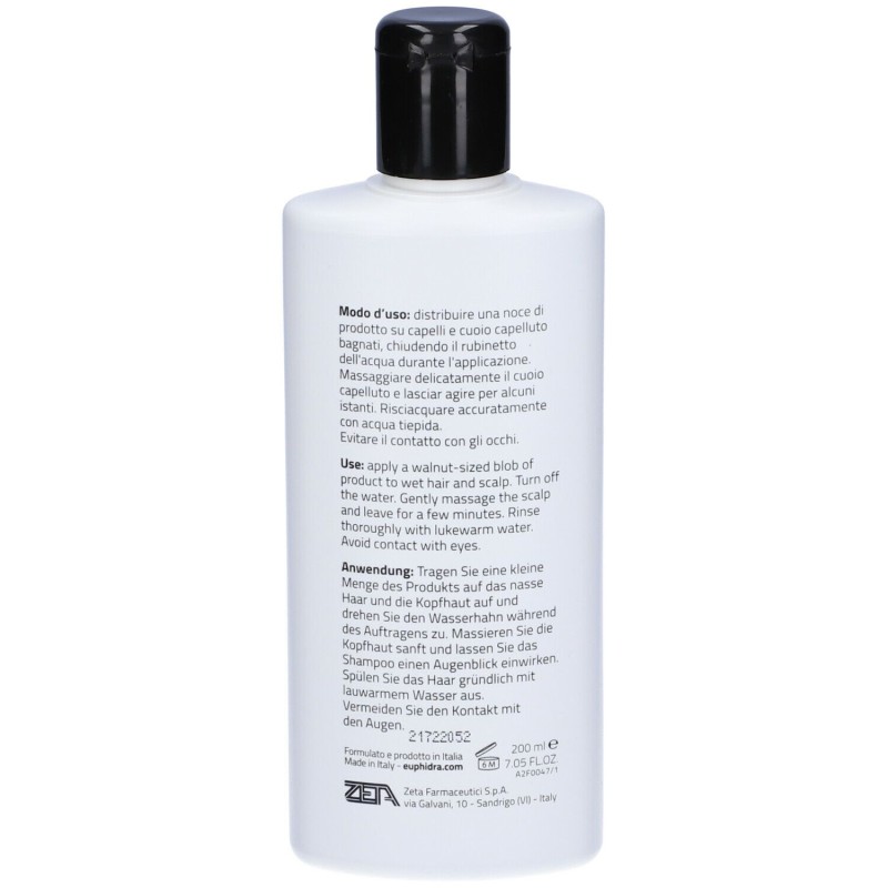 Confezione sigillata di Euphidra Shampoo Seboregolatore per Cuoio Capelluto Oleoso 200ml Confezione sigillata di Euphidra Shampoo Seboregolatore per Cuoio Capelluto Oleoso 200ml