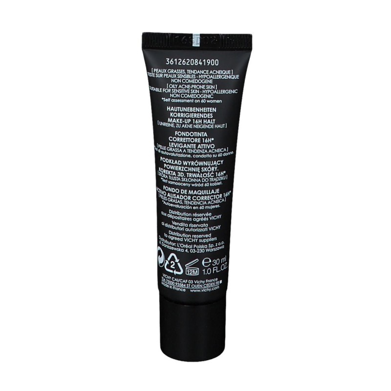 Confezione commerciale diVichy Dermablend 3D Correction N 25 Nude Fondotinta Levigante 30ml