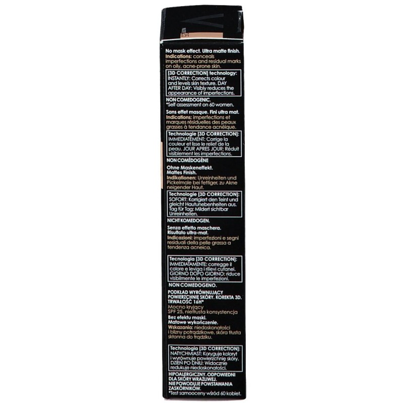 Vista del prodotto Vichy Dermablend 3D Correction N 25 Nude Fondotinta Levigante 30ml