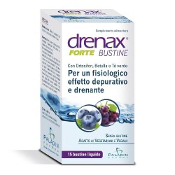 Scatola originale del prodotto Drenax Forte Mirtillo Drenante 15 Stick