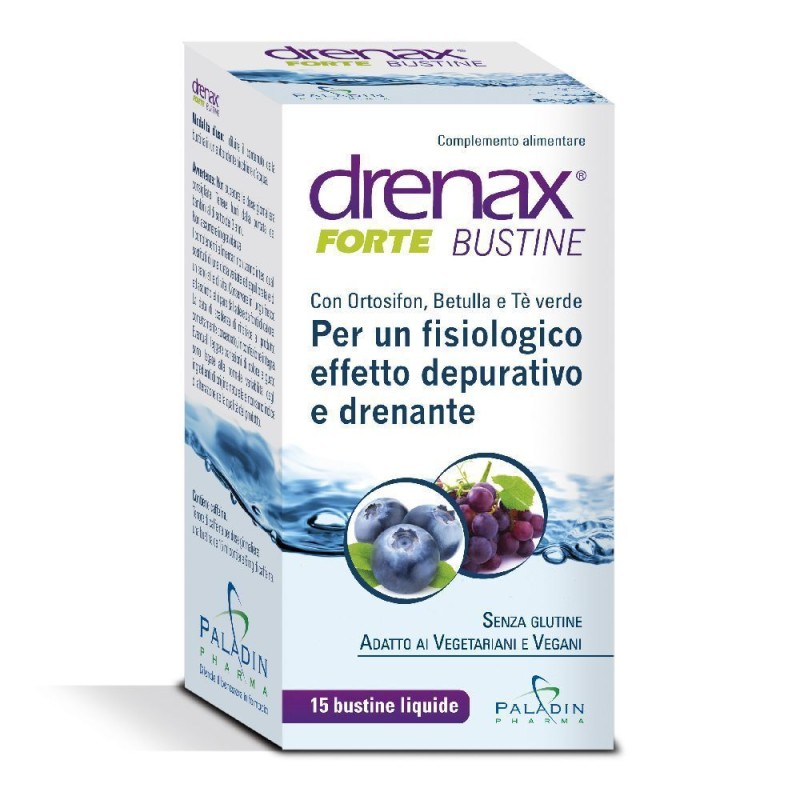 Scatola originale del prodotto Drenax Forte Mirtillo Drenante 15 Stick Scatola originale del prodotto Drenax Forte Mirtillo Drenante 15 Stick