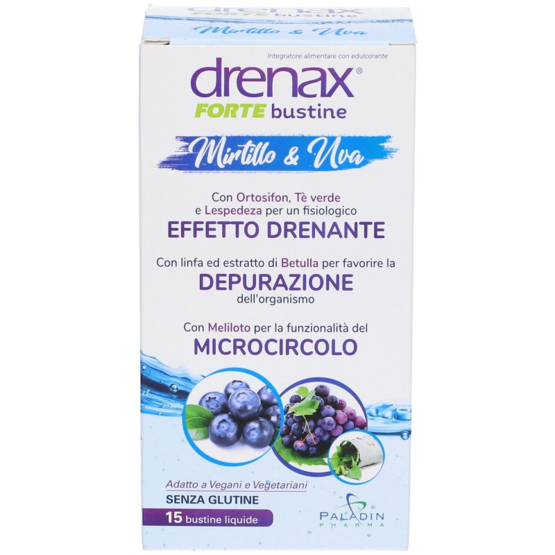 Immagine reale di Drenax Forte Mirtillo Drenante 15 Stick Immagine reale di Drenax Forte Mirtillo Drenante 15 Stick