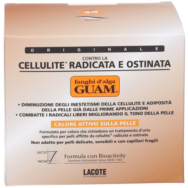 Foto ravvicinata di Guam Fango d'Alga Anticellulite per Cellulite Radicata e Ostinata 500 g