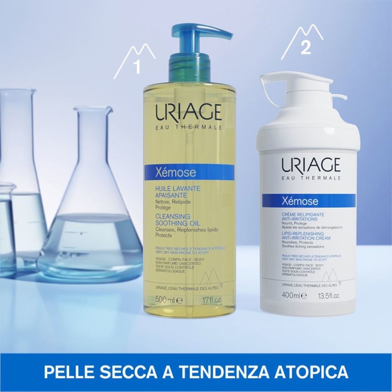 Confezione sigillata di Uriage Xemose Crema Nutriente per Pelle Secca 400ml Confezione sigillata di Uriage Xemose Crema Nutriente per Pelle Secca 400ml