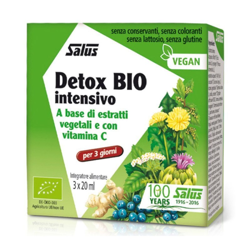 Visualizzazione chiara di Salus Detox Bio Intensivo Integratore Depurativo 3 Flaconi x 20ml Visualizzazione chiara di Salus Detox Bio Intensivo Integratore Depurativo 3 Flaconi x 20ml