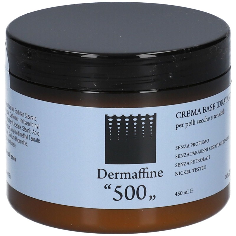 Packaging integro del prodotto Dermaffine 500 Crema per Pelli Secche 450ml Packaging integro del prodotto Dermaffine 500 Crema per Pelli Secche 450ml
