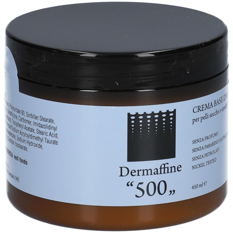 Foto illustrativa del packaging di Dermaffine 500 Crema per Pelli Secche 450ml Foto illustrativa del packaging di Dermaffine 500 Crema per Pelli Secche 450ml