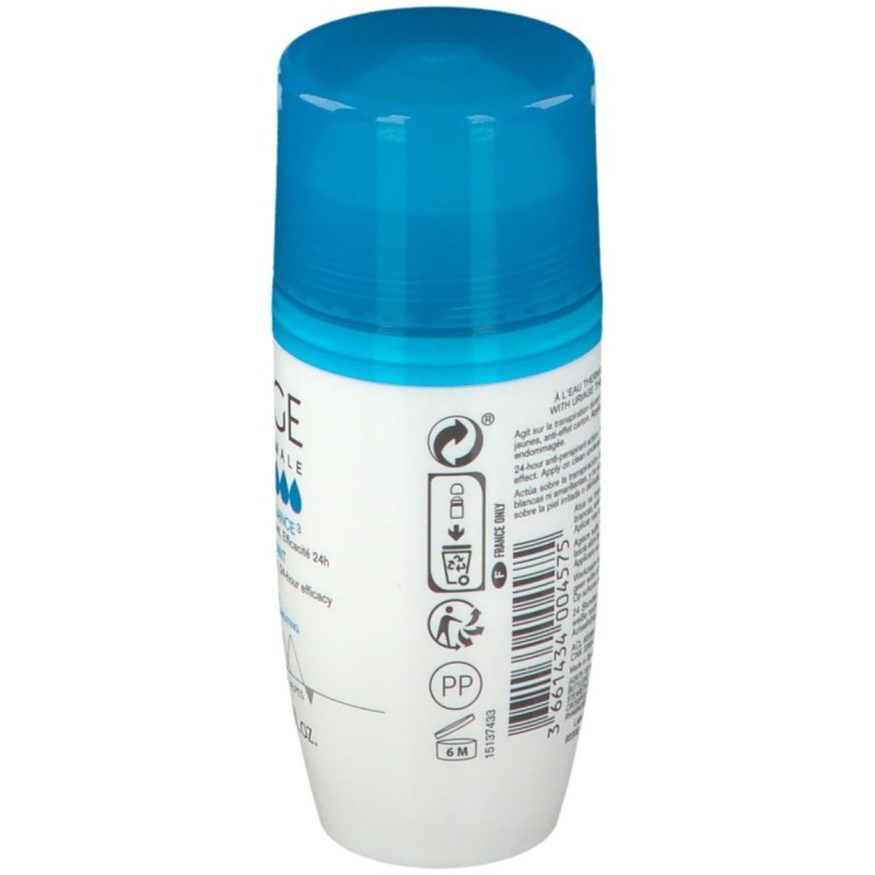 Primo piano di Uriage Deo Power3 Roll On per Traspirazione Intensa 50ml Primo piano di Uriage Deo Power3 Roll On per Traspirazione Intensa 50ml