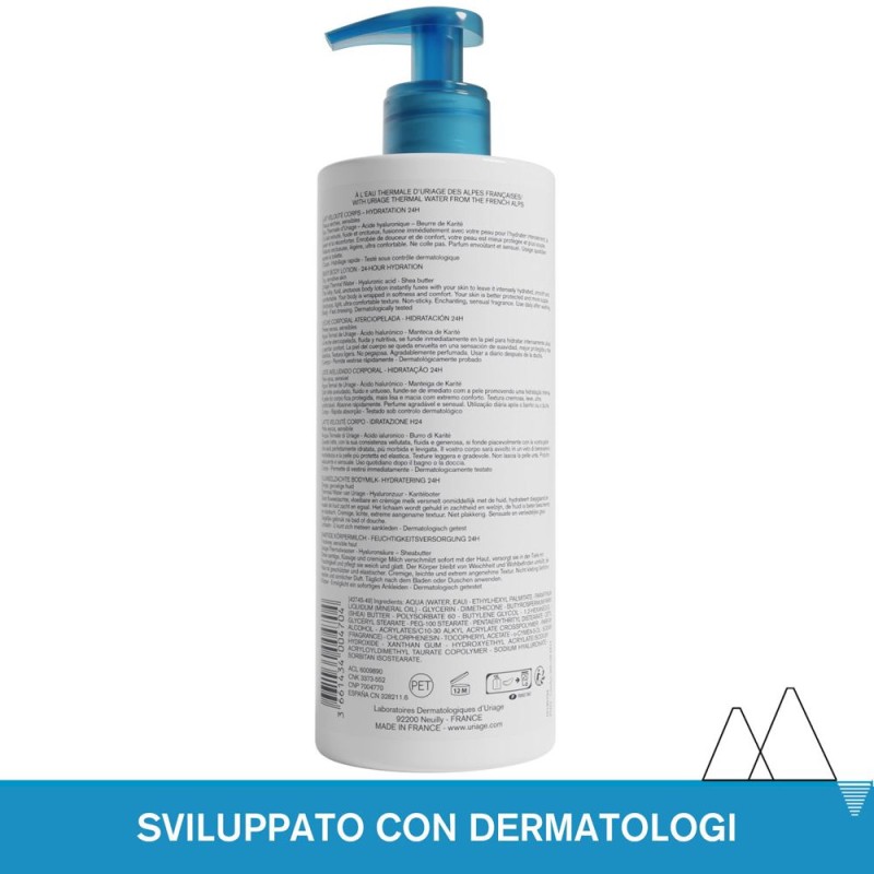 Scatola integra del prodotto Eau Thermale Lait Corpo per Idratazione Intensa 500ml Scatola integra del prodotto Eau Thermale Lait Corpo per Idratazione Intensa 500ml