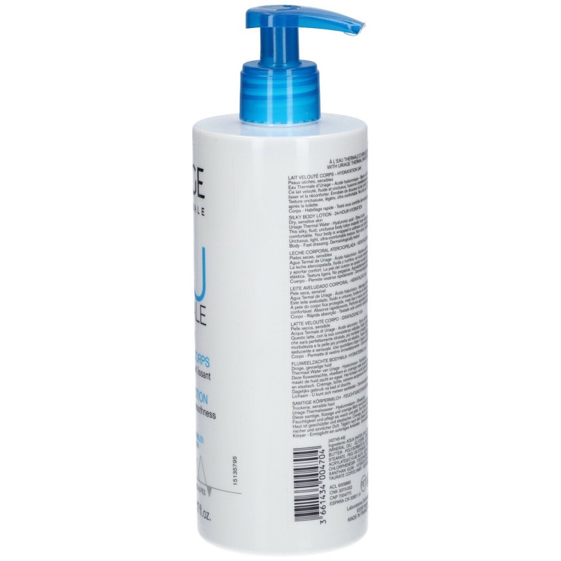 Primo piano di Eau Thermale Lait Corpo per Idratazione Intensa 500ml Primo piano di Eau Thermale Lait Corpo per Idratazione Intensa 500ml