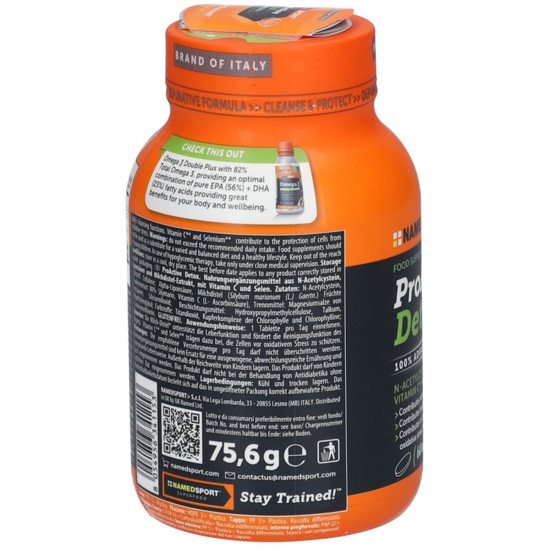 Foto esplicativa di Named Sport Proactive Detox Integratore per il Fegato 60 Compresse Foto esplicativa di Named Sport Proactive Detox Integratore per il Fegato 60 Compresse