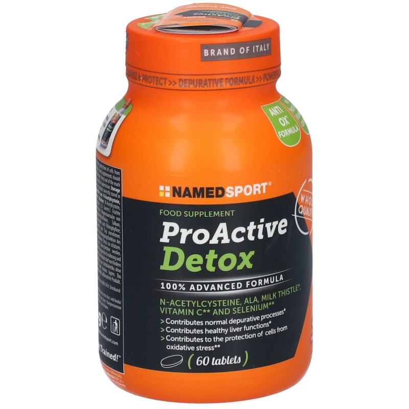 Visualizzazione chiara di Named Sport Proactive Detox Integratore per il Fegato 60 Compresse Visualizzazione chiara di Named Sport Proactive Detox Integratore per il Fegato 60 Compresse