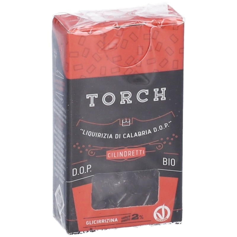 Foto illustrativa del packaging di Torch Liquirizia Cilindretti per Snack 20 G Foto illustrativa del packaging di Torch Liquirizia Cilindretti per Snack 20 G