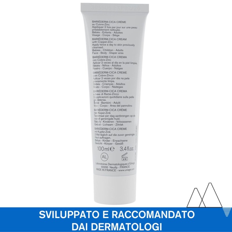 Scatola originale del prodotto Bariederm Cica-Crema per Problemi Cutanei 100ml Scatola originale del prodotto Bariederm Cica-Crema per Problemi Cutanei 100ml