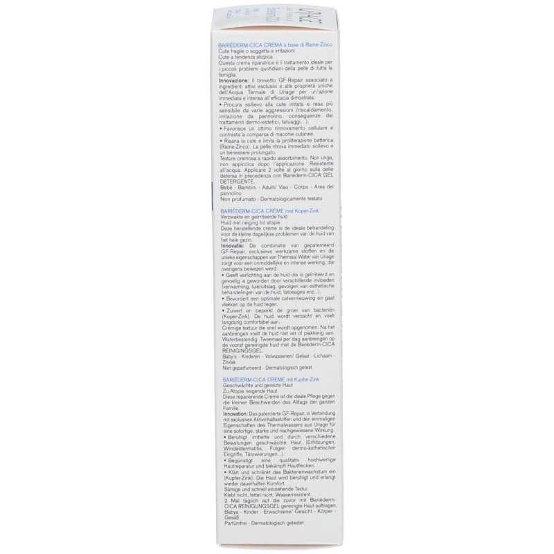 Foto esplicativa di Bariederm Cica-Crema per Problemi Cutanei 100ml Foto esplicativa di Bariederm Cica-Crema per Problemi Cutanei 100ml