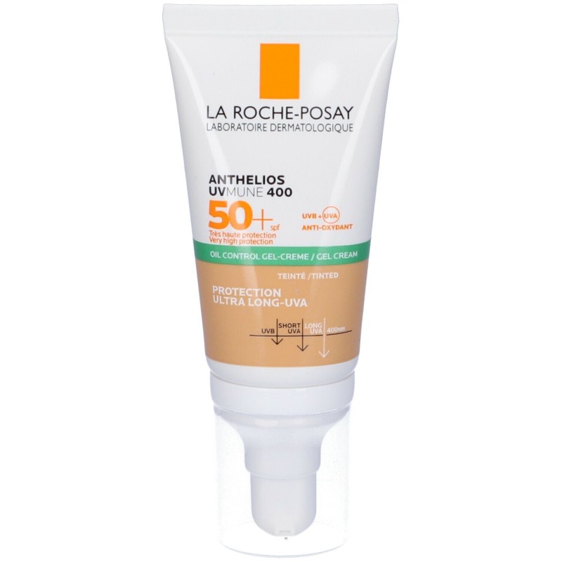 Scatola originale del prodotto La Roche Posay Anthelios Gel Crema Solare Colorata Tocco Secco Viso SPF50+ Pelle Grassa 50ml Scatola originale del prodotto La Roche Posay Anthelios Gel Crema Solare Colorata Tocco Secco Viso SPF50+ Pelle Grassa 50ml
