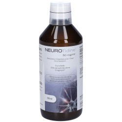 Packaging integro del prodotto Omikron Neurotidine 50mg/ml Soluzione Orale per Glaucoma 500ml