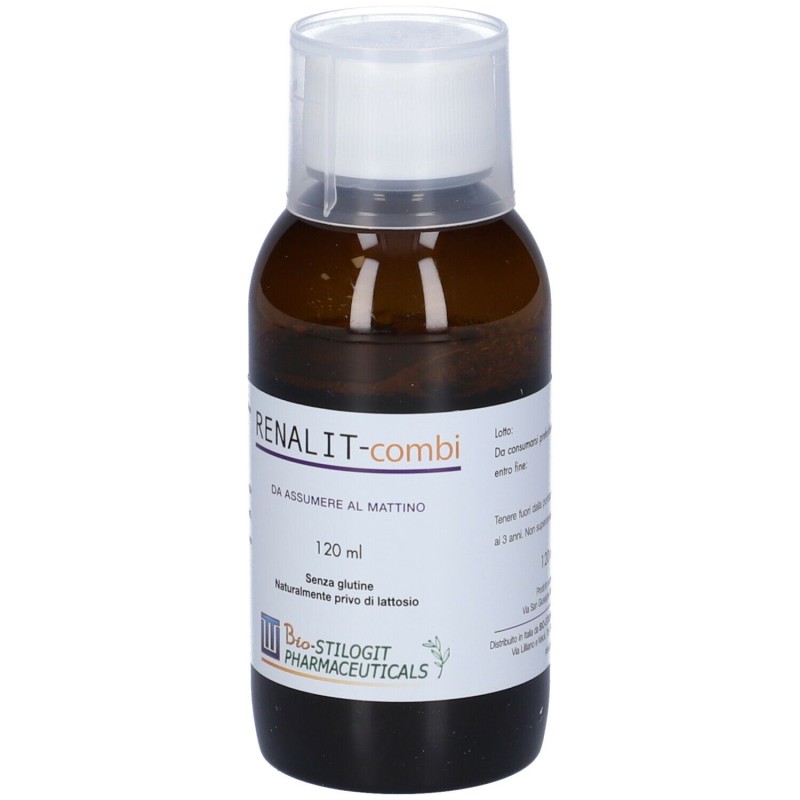 Vista del prodotto Renalit Combi Integratore per Vie Urinarie Sciroppo 120ml e 12 Compresse Vista del prodotto Renalit Combi Integratore per Vie Urinarie Sciroppo 120ml e 12 Compresse