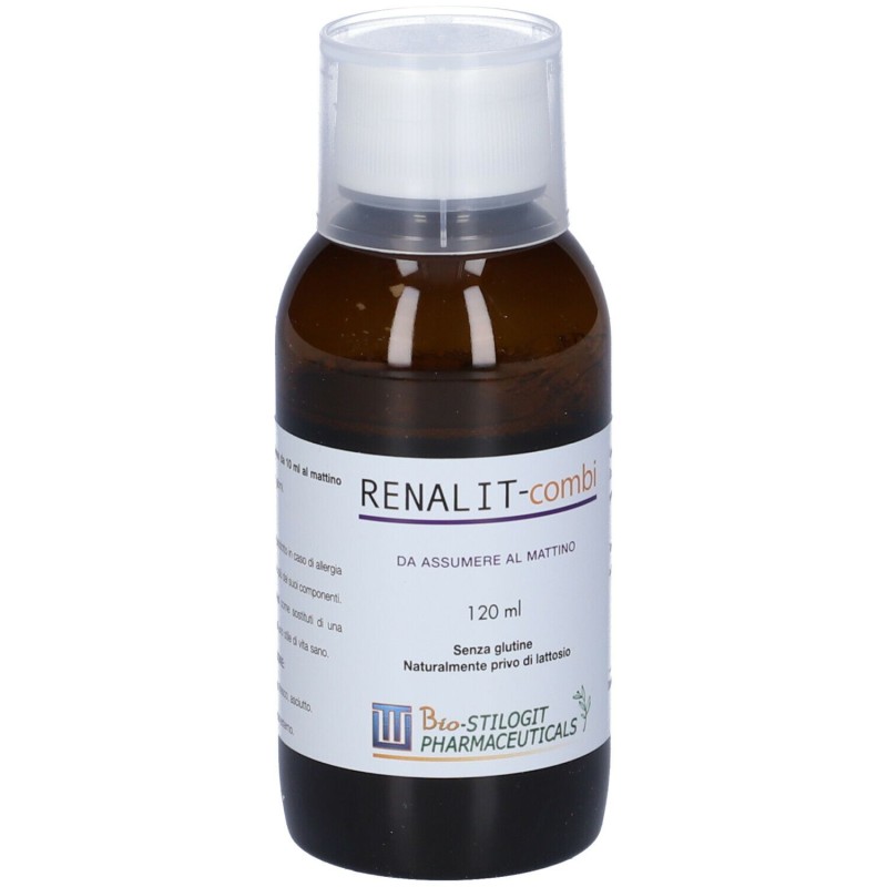 Presentazione grafica di Renalit Combi Integratore per Vie Urinarie Sciroppo 120ml e 12 Compresse Presentazione grafica di Renalit Combi Integratore per Vie Urinarie Sciroppo 120ml e 12 Compresse