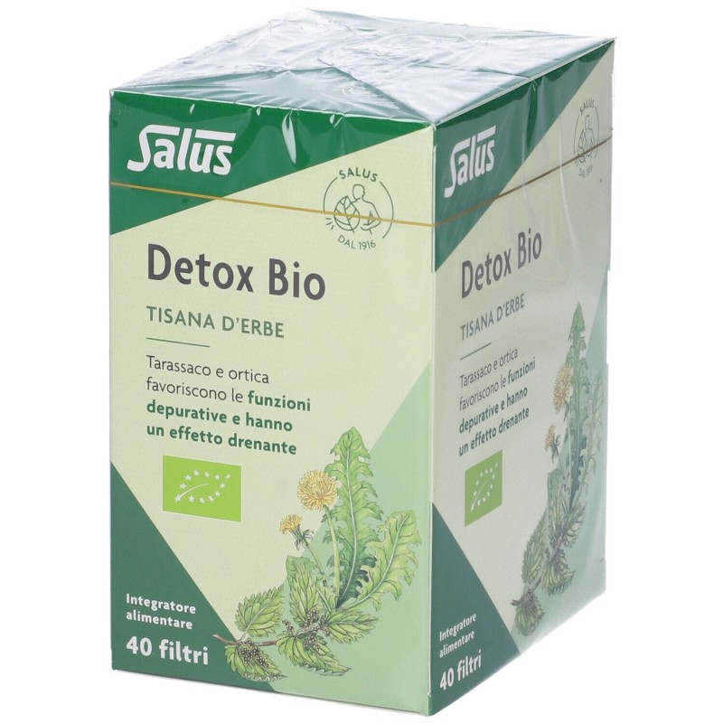 Scatola integra del prodotto Salus Detox Bio Integratore per Drenare Tisana 40 Filtri Scatola integra del prodotto Salus Detox Bio Integratore per Drenare Tisana 40 Filtri