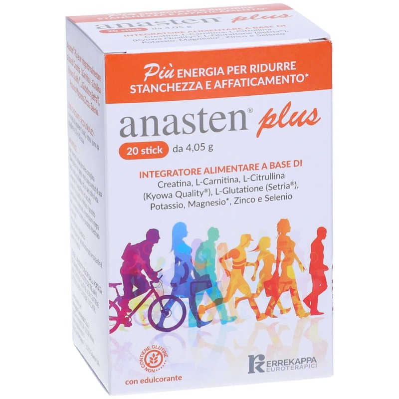 Aspetto del prodotto Anasten Plus Integratore per Stachezza 20 Stick Aspetto del prodotto Anasten Plus Integratore per Stachezza 20 Stick