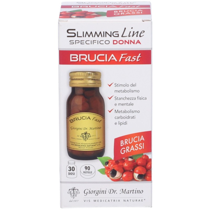 Scatola originale del prodotto Brucia Fast Donna Integratore Drenante 90 Pastiglie Scatola originale del prodotto Brucia Fast Donna Integratore Drenante 90 Pastiglie