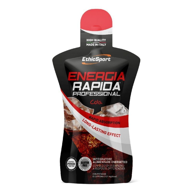 Foto illustrativa del packaging di Ethicsport Energia Rapida Professional Cola per Energia 50ml Foto illustrativa del packaging di Ethicsport Energia Rapida Professional Cola per Energia 50ml