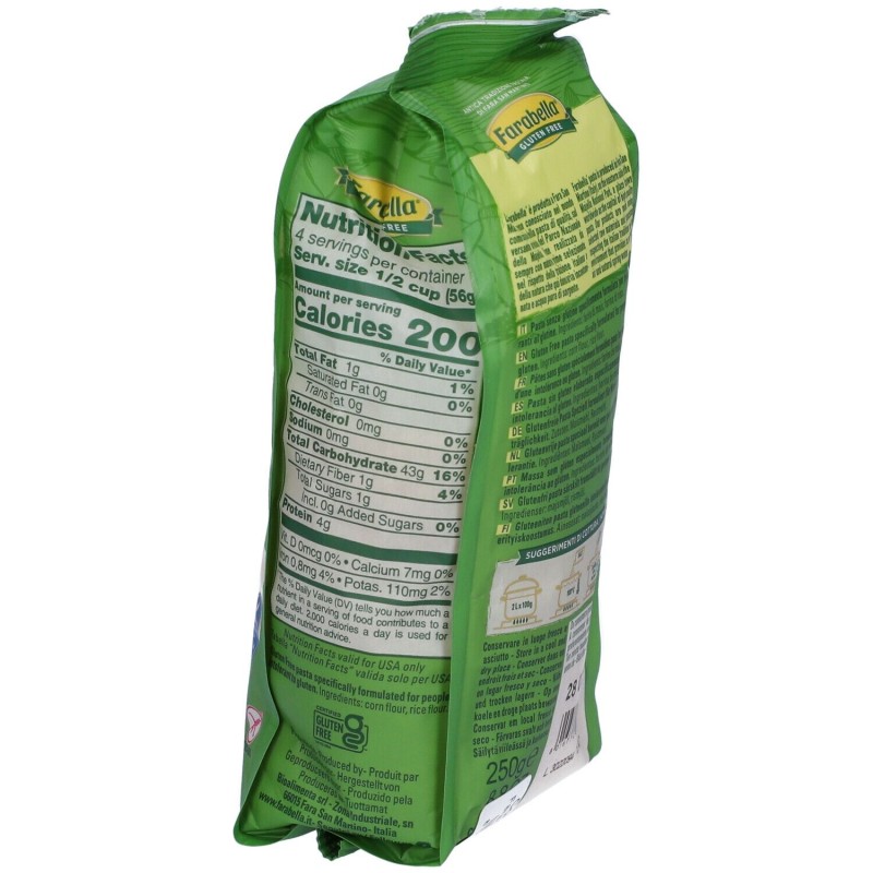 Pack ufficiale del prodotto Farabella Conchigliette Senza Glutine 250g Pack ufficiale del prodotto Farabella Conchigliette Senza Glutine 250g