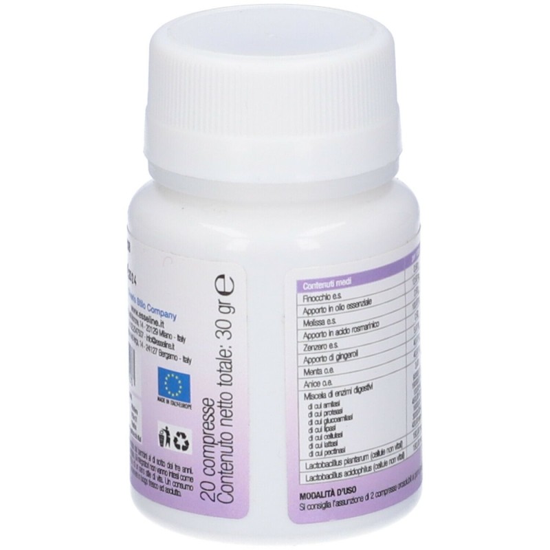 Packaging integro del prodotto Sgonfiapancia per Digestione e Gonfiore 20 Compresse Orosolubili Packaging integro del prodotto Sgonfiapancia per Digestione e Gonfiore 20 Compresse Orosolubili