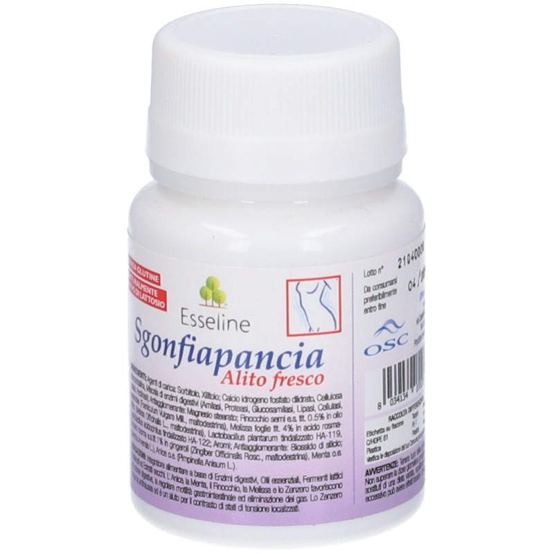 Confezione commerciale diSgonfiapancia per Digestione e Gonfiore 20 Compresse Orosolubili Confezione commerciale diSgonfiapancia per Digestione e Gonfiore 20 Compresse Orosolubili