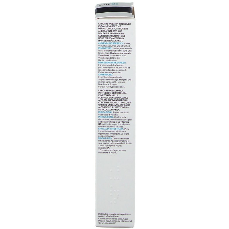 Confezione commerciale diLa Roche Posay Hyalu B5 Crema Viso Antirughe 40ml