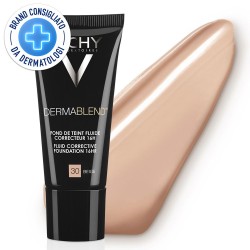 Packaging integro del prodotto Vichy Dermablend Fondotinta Fluido N.30 Beige 30ml