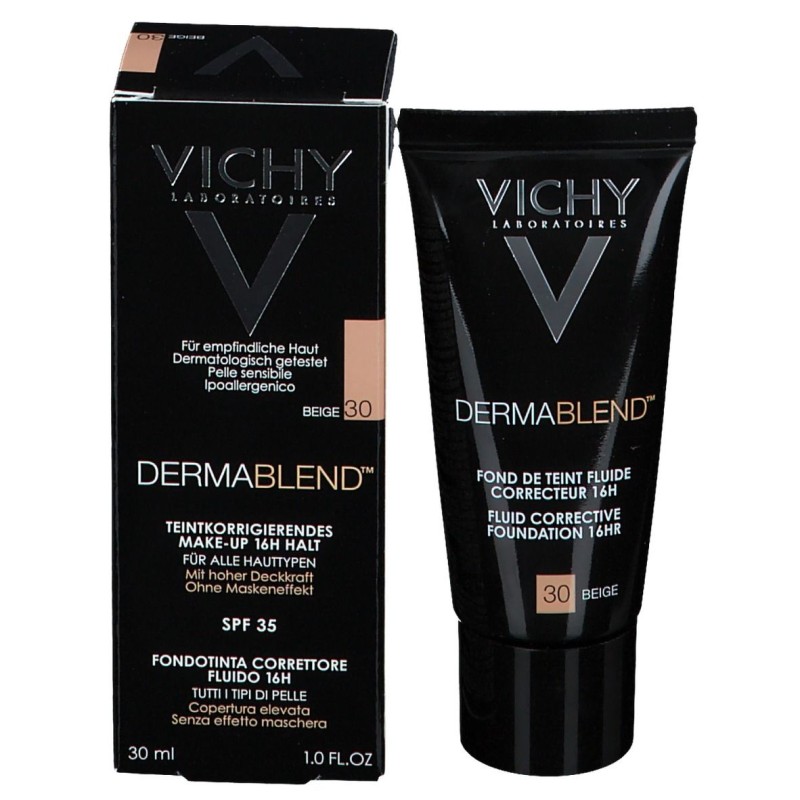 Aspetto del prodotto Vichy Dermablend Fondotinta Fluido N.30 Beige 30ml
