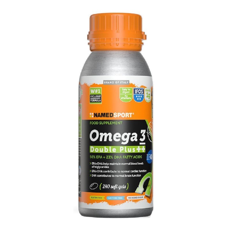 Foto esplicativa di Named Sport Omega 3 Double Plus Integratore con Omega 3 240 Capsule Foto esplicativa di Named Sport Omega 3 Double Plus Integratore con Omega 3 240 Capsule